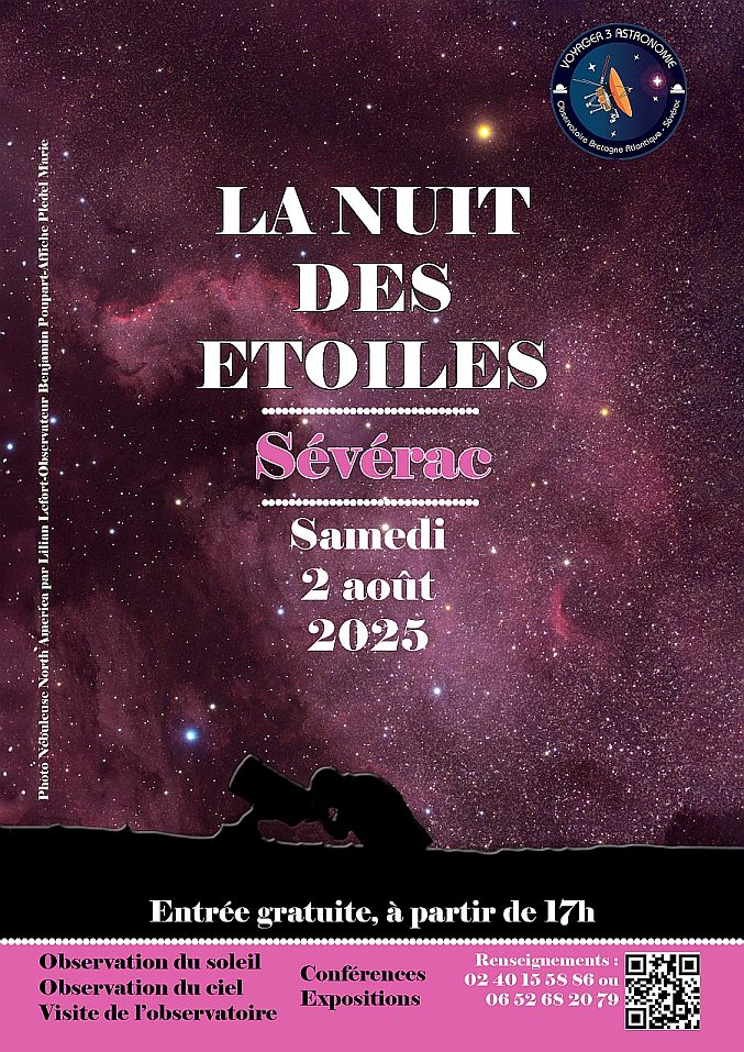 Affiche de la Nuit des Etoiles 2025