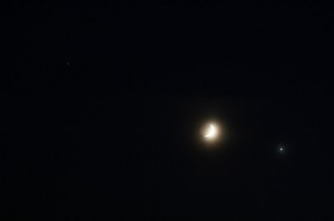 Lune et vénus